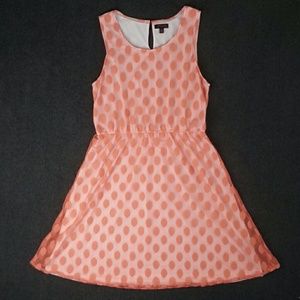 Ultra Pink Brand Coral Mesh Tank Dress M